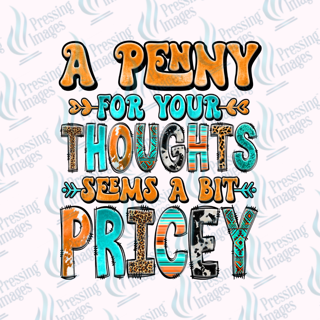 UVD 7349 A Penny For Your Thoughts — detail view — Pressing Images Canada