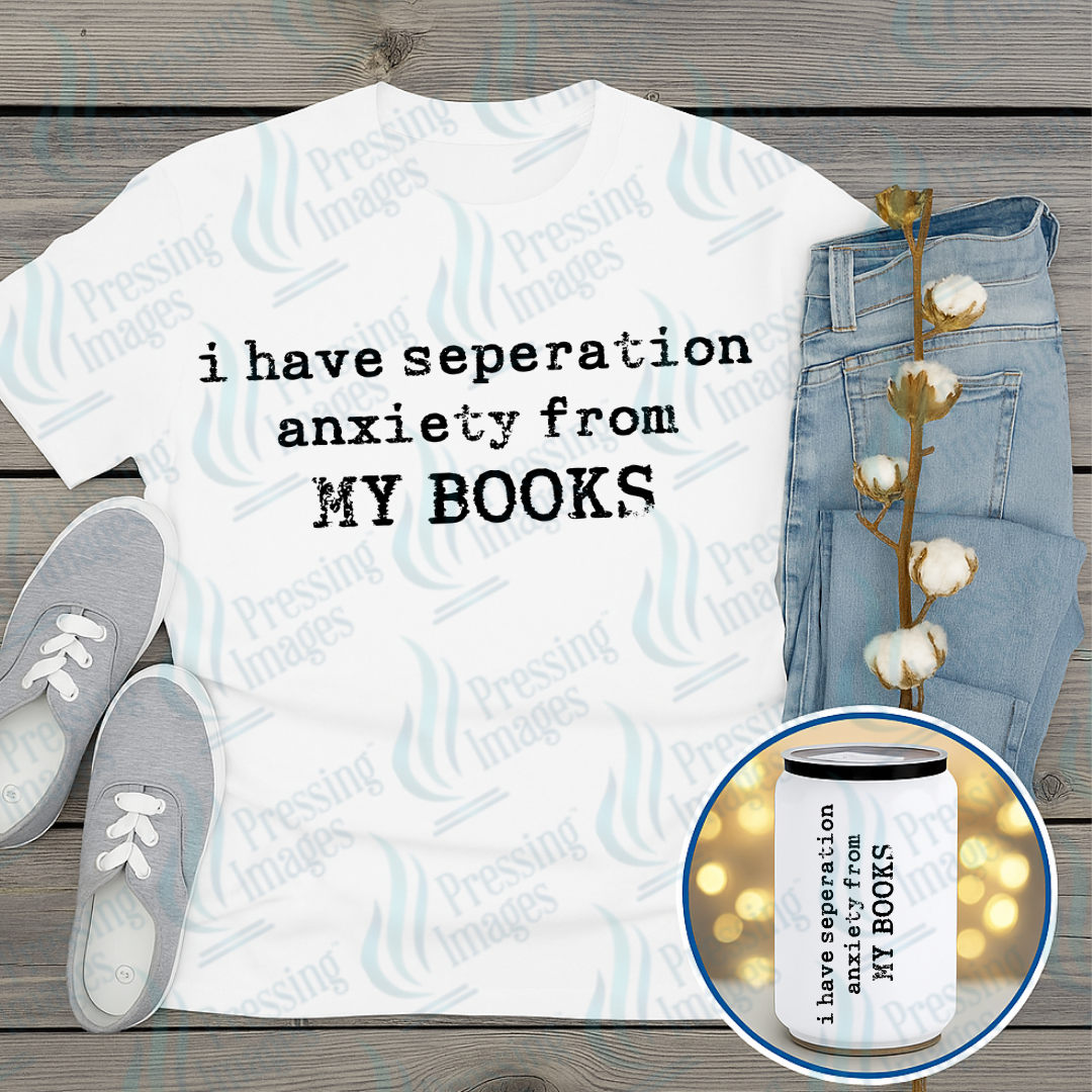 DTF 7353 Separation Anxiety — application example — Pressing Images Canada