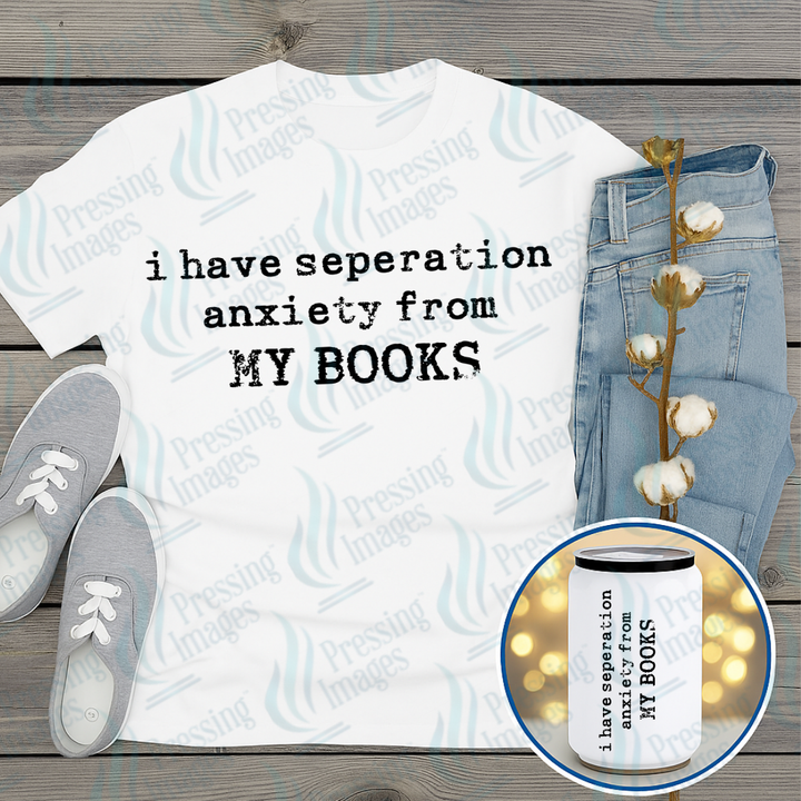 DTF 7353 Separation Anxiety — application example — Pressing Images Canada
