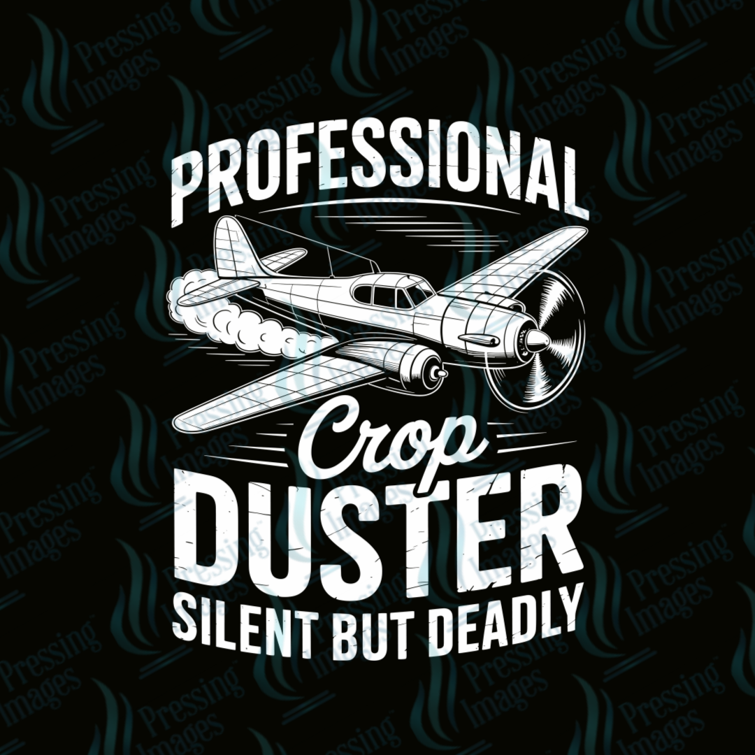 DTF 7355 Crop Dusting — detail view — Pressing Images Canada