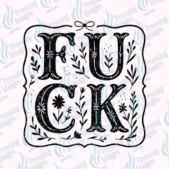 DTF 7360 Fuck — size reference — Pressing Images Canada