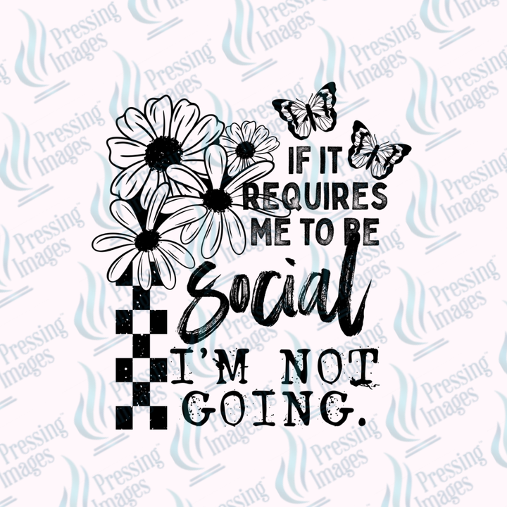 DTF 7364 I'm Not Going — size reference — Pressing Images Canada