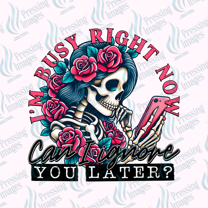 UVD 7367 I'm Busy Right Now — detail view — Pressing Images Canada
