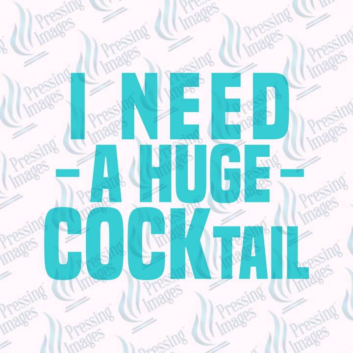 UVD 7373 I Need a Huge Cock Tail — detail view — Pressing Images Canada