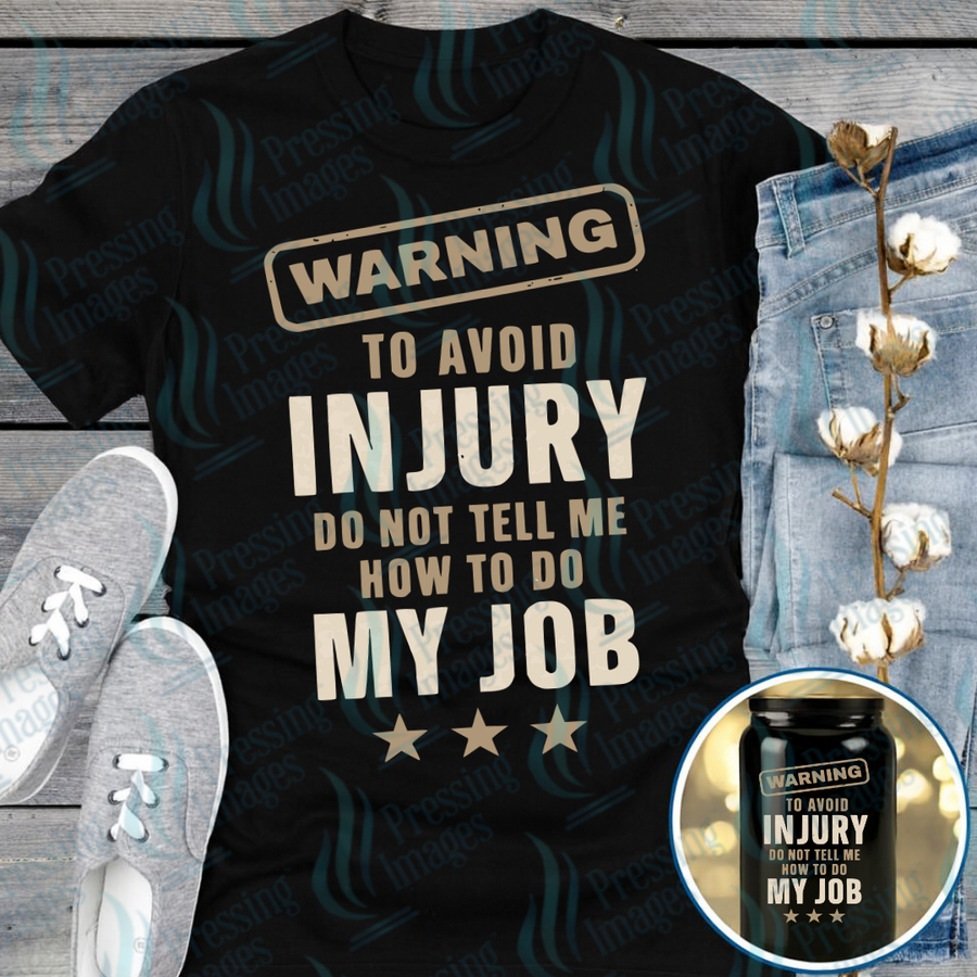 UVD 7379 To Avoid Injury — Pressing Images Canada