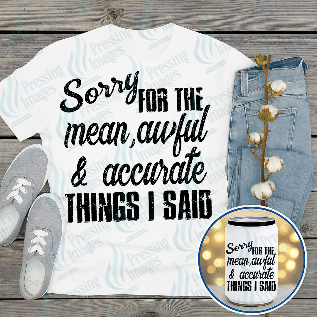 DTF 7387 Sorry — Pressing Images Canada