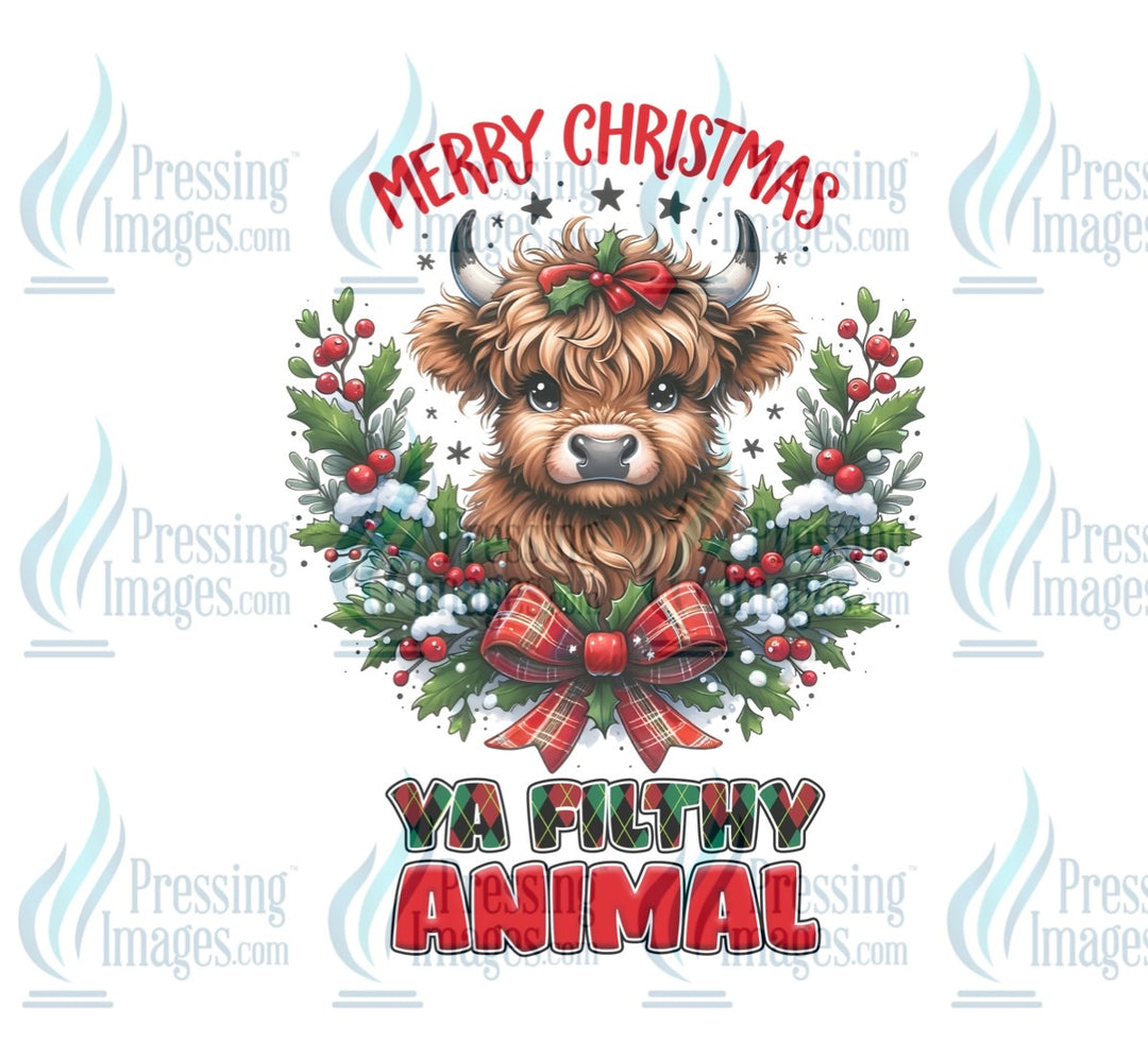 DTF: 955 Merry Christmas ya filthy animal