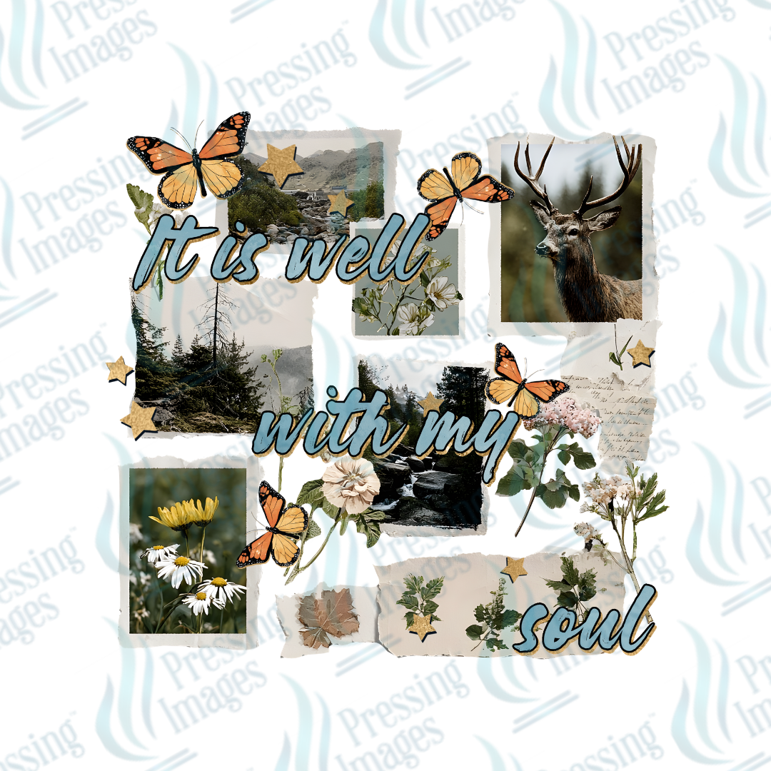 DTF 7401 It Is Well — detail view — Pressing Images Canada