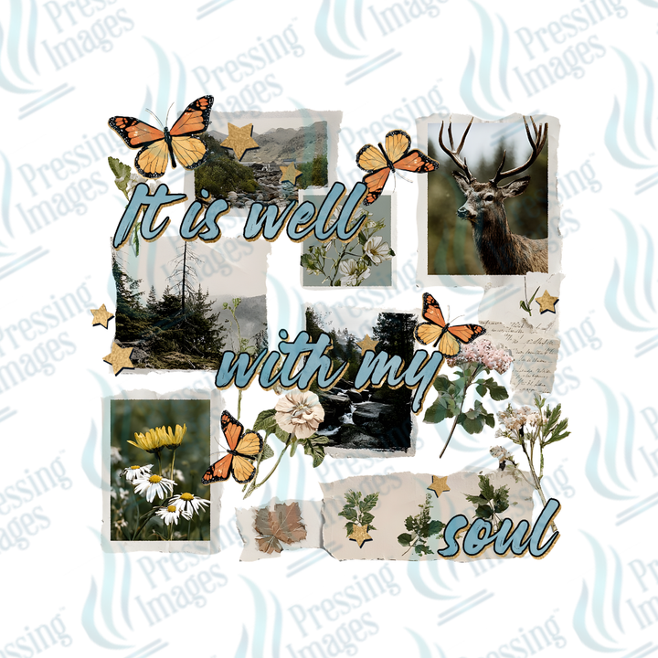 DTF 7401 It Is Well — detail view — Pressing Images Canada