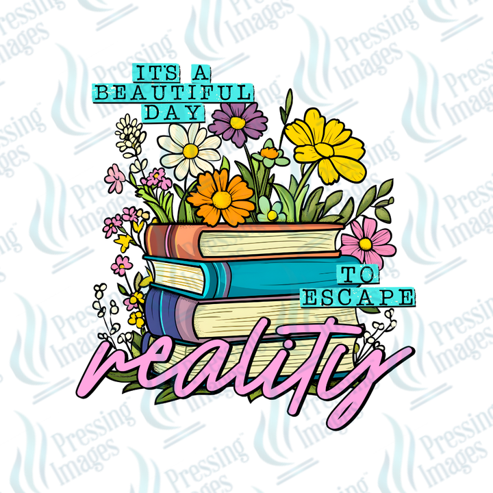 DTF 7402 It's A Beautiful Day — detail view — Pressing Images Canada