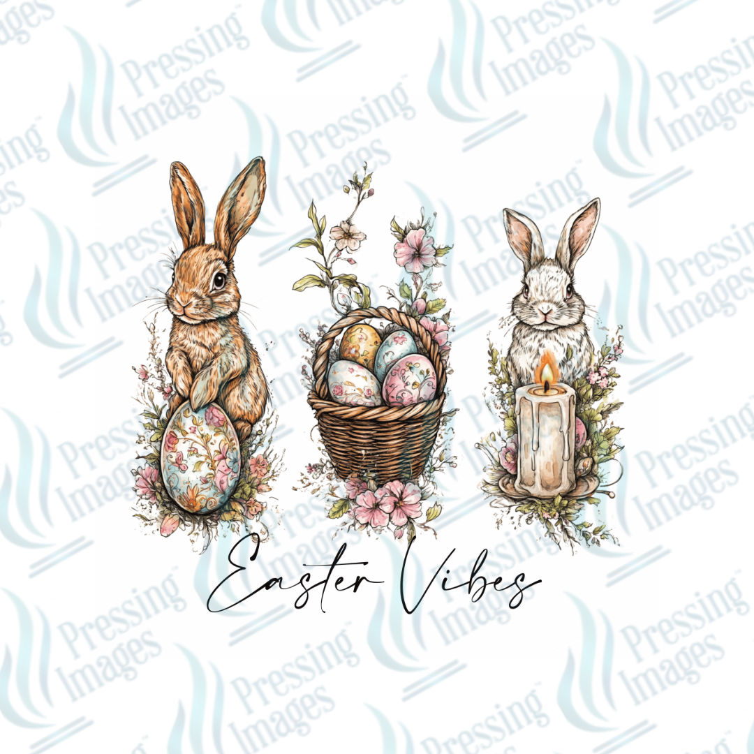 DTF 7403 Easter Vibes — detail view — Pressing Images Canada