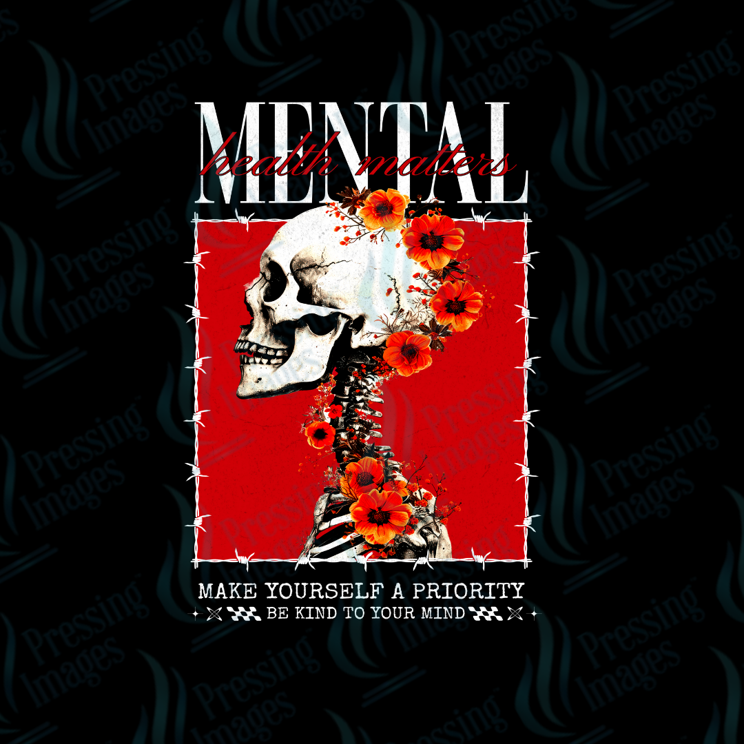 DTF 7410 Mental Health — size reference — Pressing Images Canada