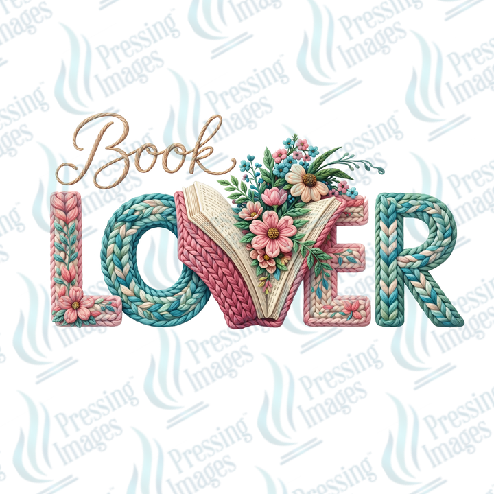 DTF 7411 Book Lover — detail view — Pressing Images Canada