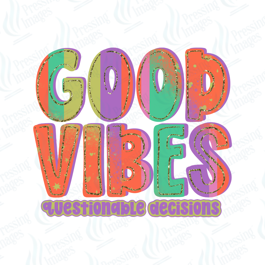 UVD 7421 Good Vibes — detail view — Pressing Images Canada