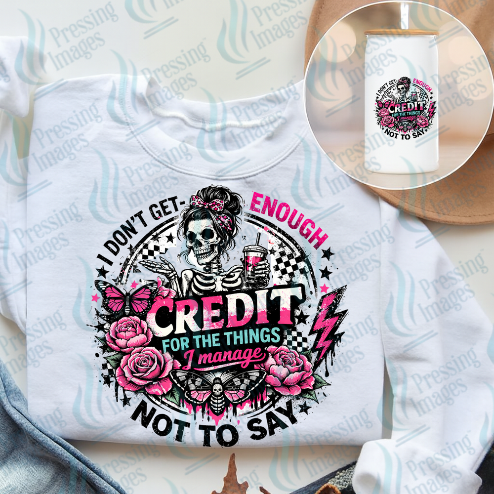 UVD 7423 I Don't Get Enough Credit — detail view — Pressing Images Canada