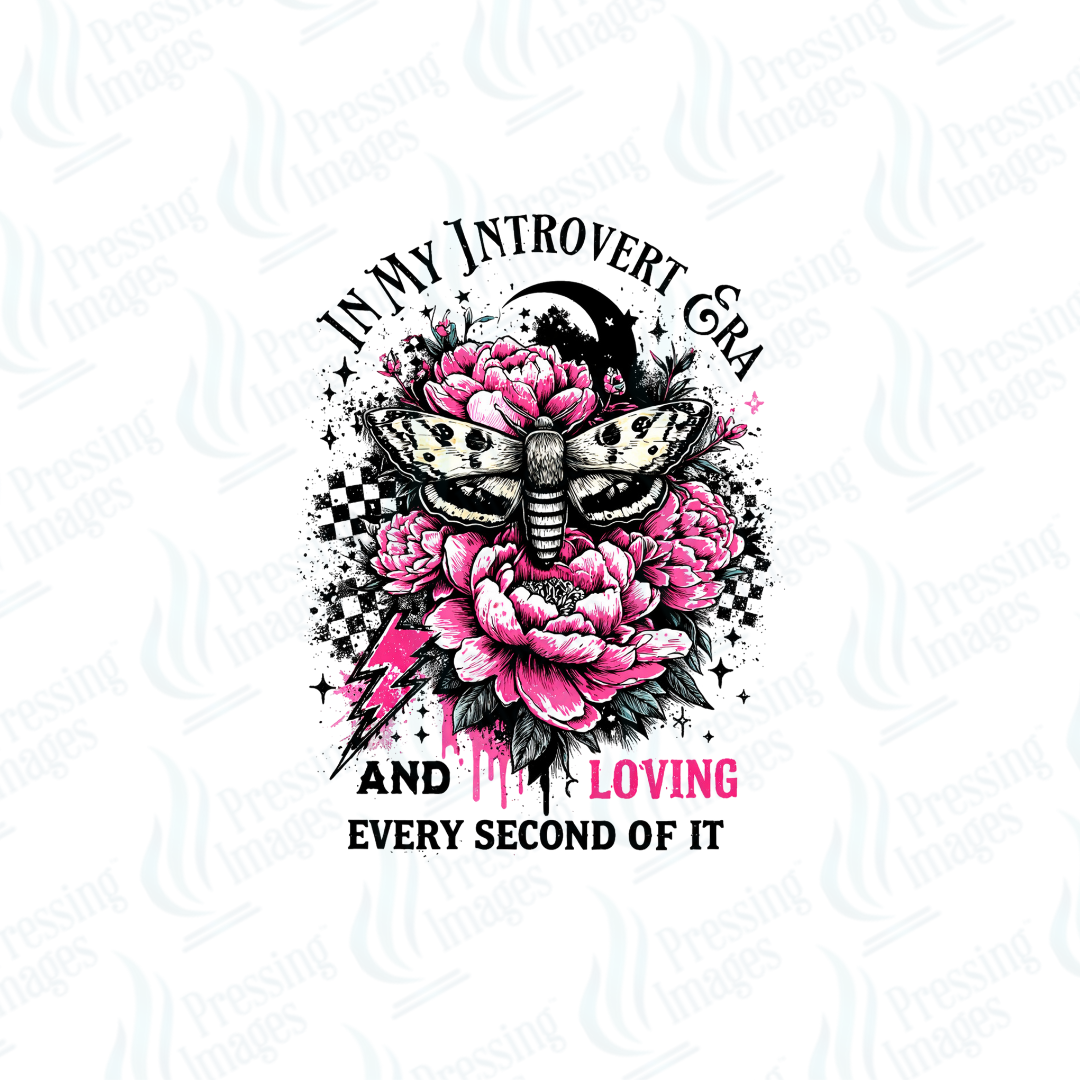 DTF 7426 In My Introvert Era — size reference — Pressing Images Canada