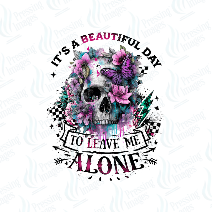 UVD 7427 It's A Beautiful Day To Leave Me Alone — application example — Pressing Images Canada