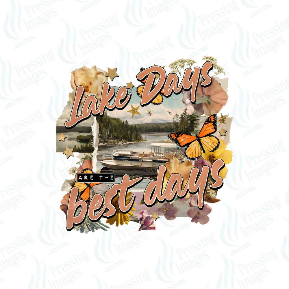 DTF 7428 Lake Days — detail view — Pressing Images Canada