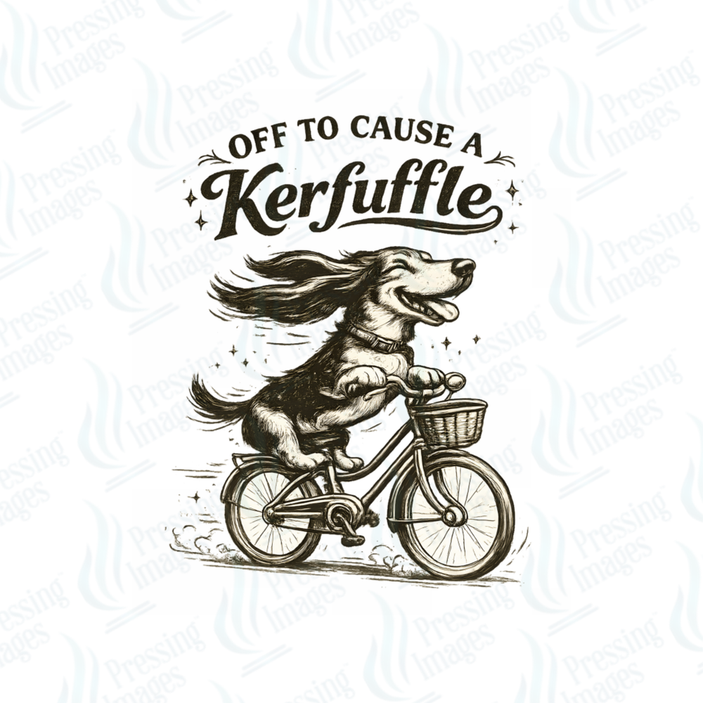 UVD 7432 Off To Cause A Kerfuffle — detail view — Pressing Images Canada