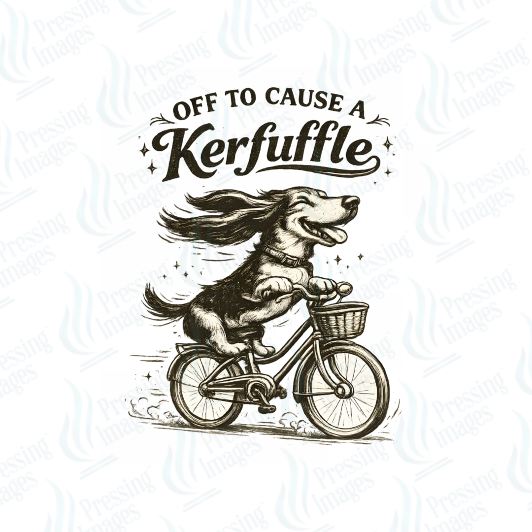 UVD 7432 Off To Cause A Kerfuffle — detail view — Pressing Images Canada