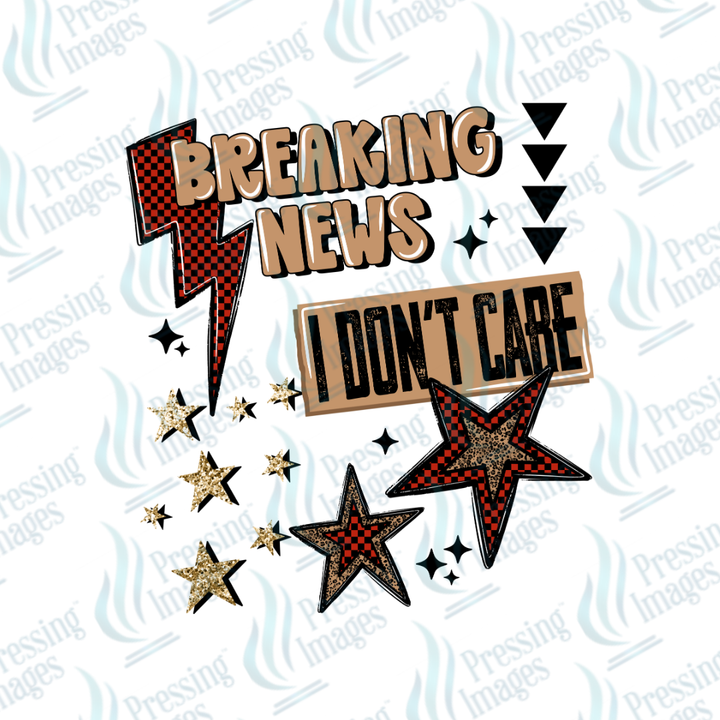 UVD 7447 Breaking News — size reference — Pressing Images Canada