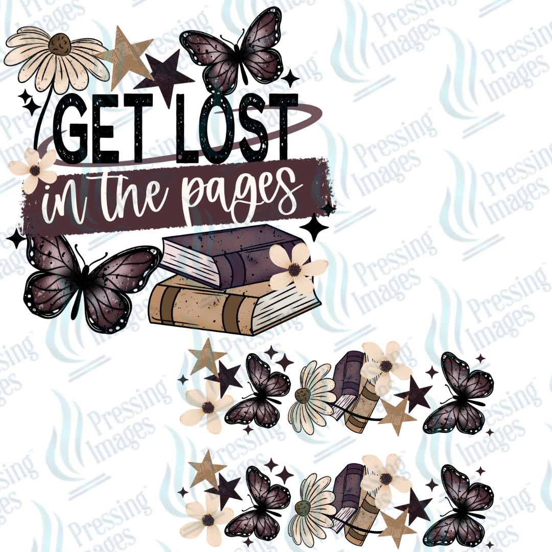 DTF 7448 Get Lost In The Page w/2 Sleeves