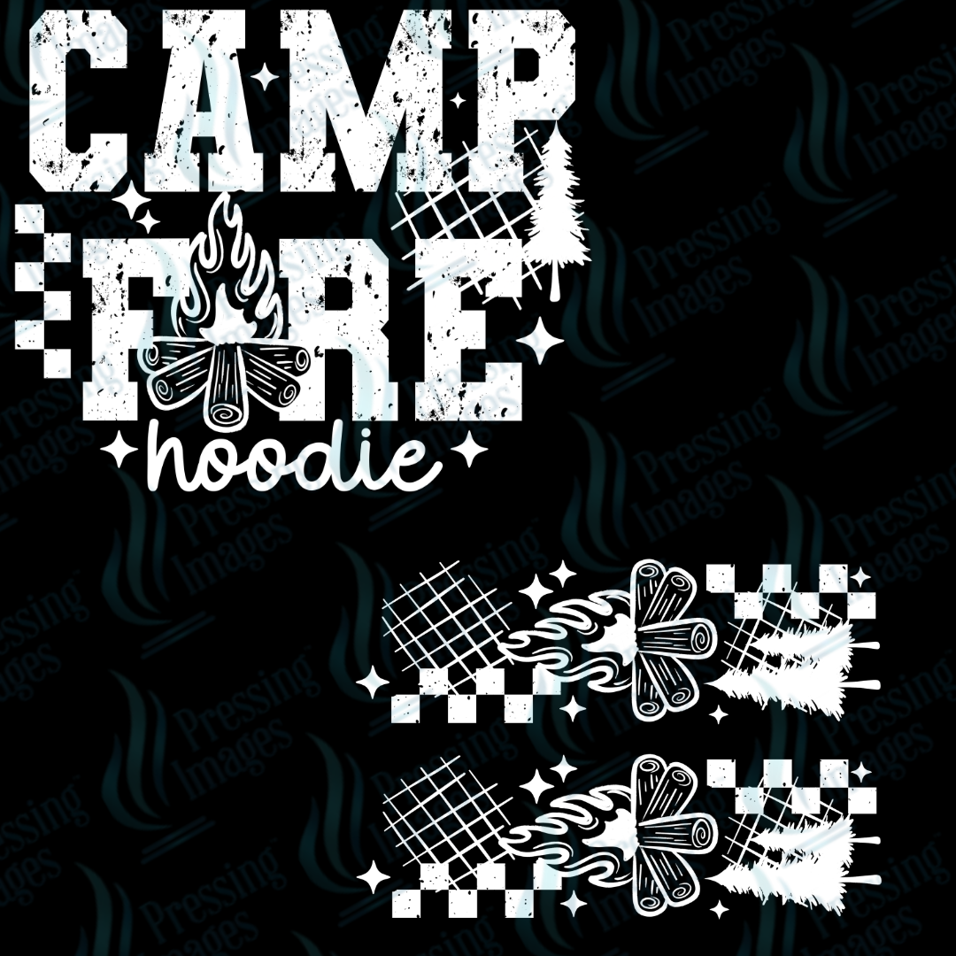 UVD 7449 Camp Fire Hoodie — application example — Pressing Images Canada
