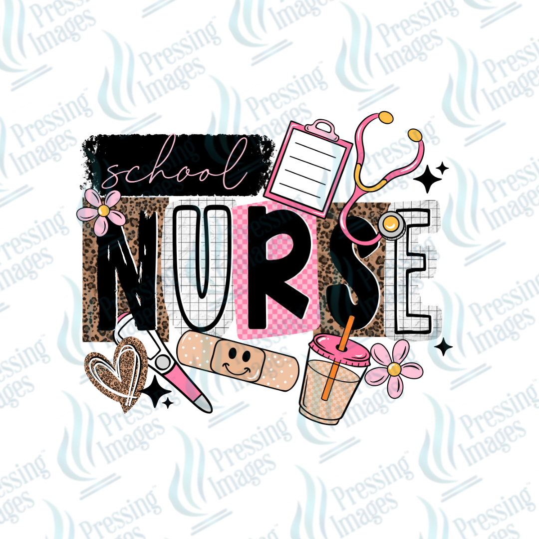 DTF 7450 Nurse Rn School Nurse — application example — Pressing Images Canada