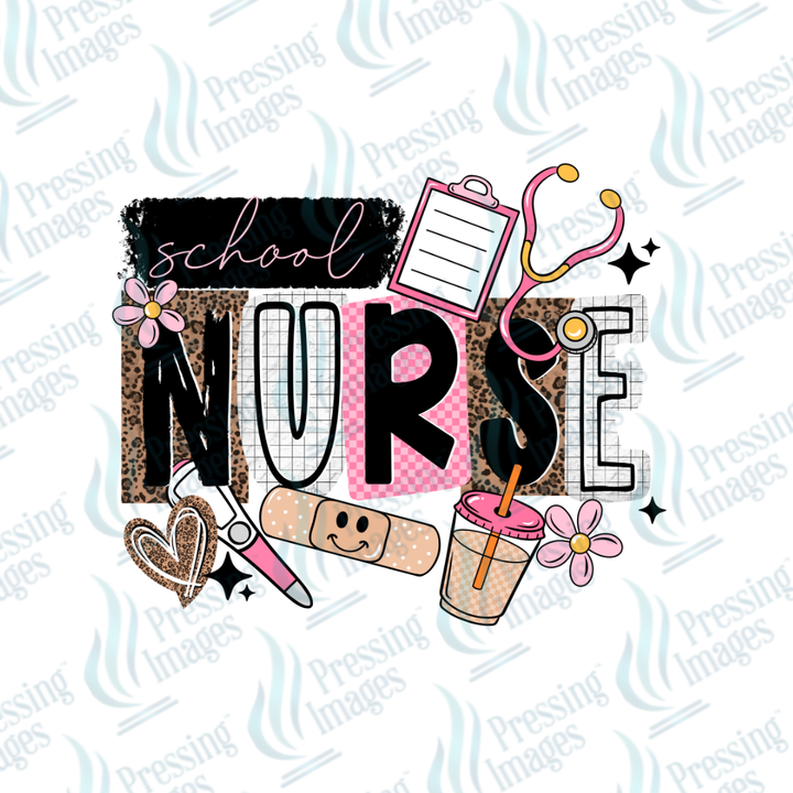 DTF 7450 Nurse Rn School Nurse — application example — Pressing Images Canada