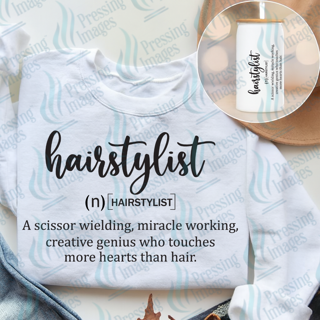 DTF 7462 Hairstylist — Pressing Images Canada