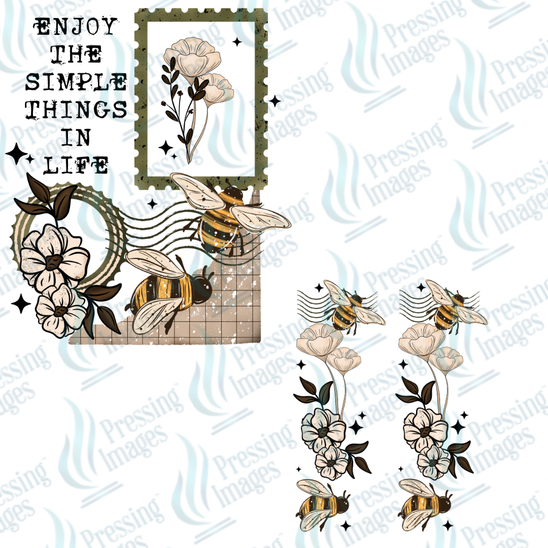 DTF 7464 Simple Things w/2 Sleeves