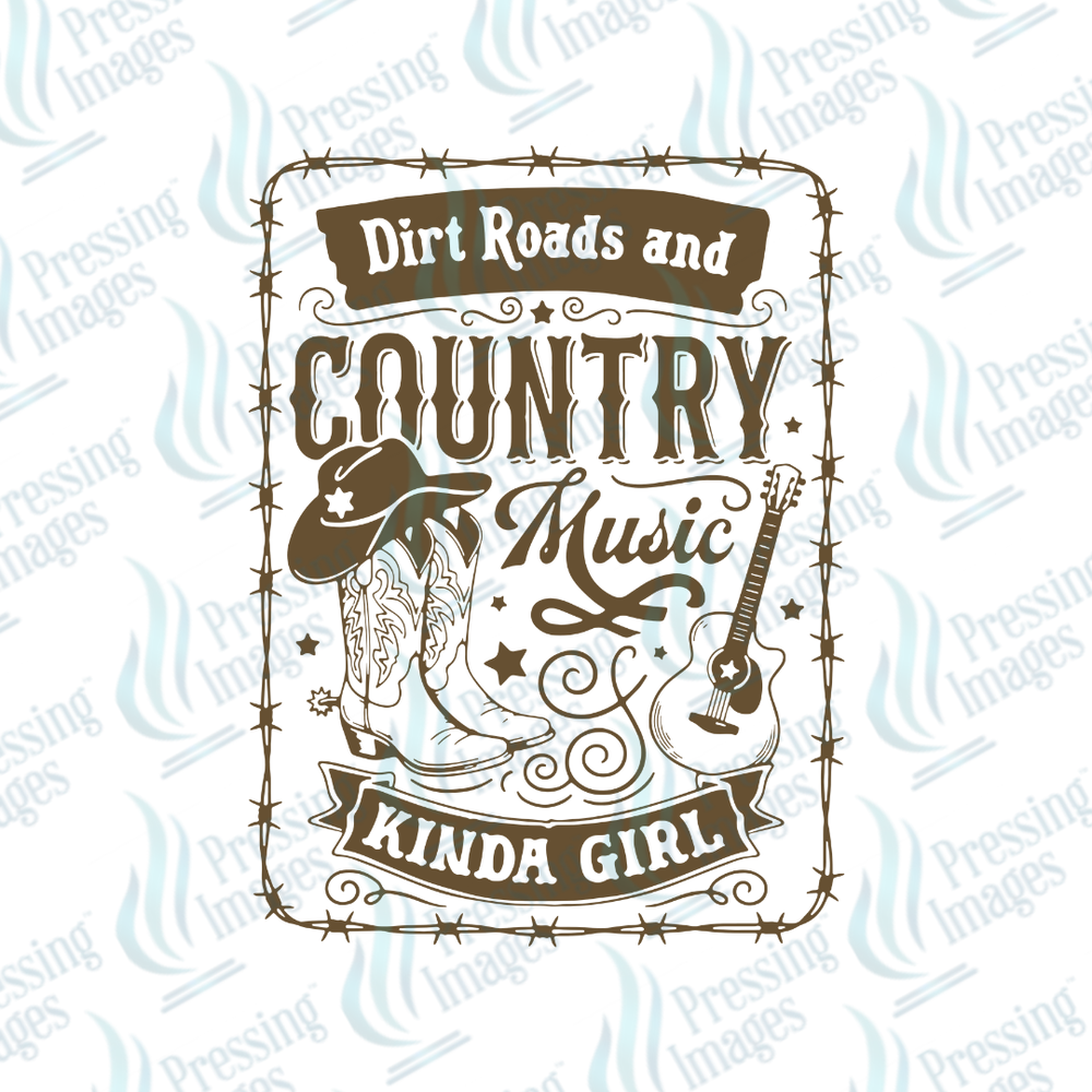 UVD 7466 Dirt Roads and Country Music — detail view — Pressing Images Canada