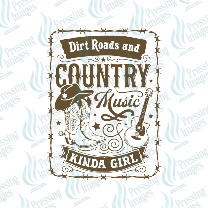 UVD 7466 Dirt Roads and Country Music — detail view — Pressing Images Canada