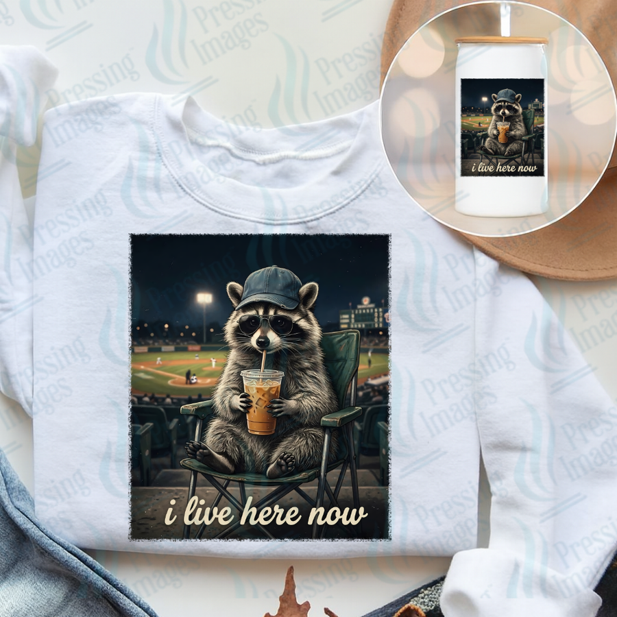 DTF 7473 I Live Here Now — Pressing Images Canada