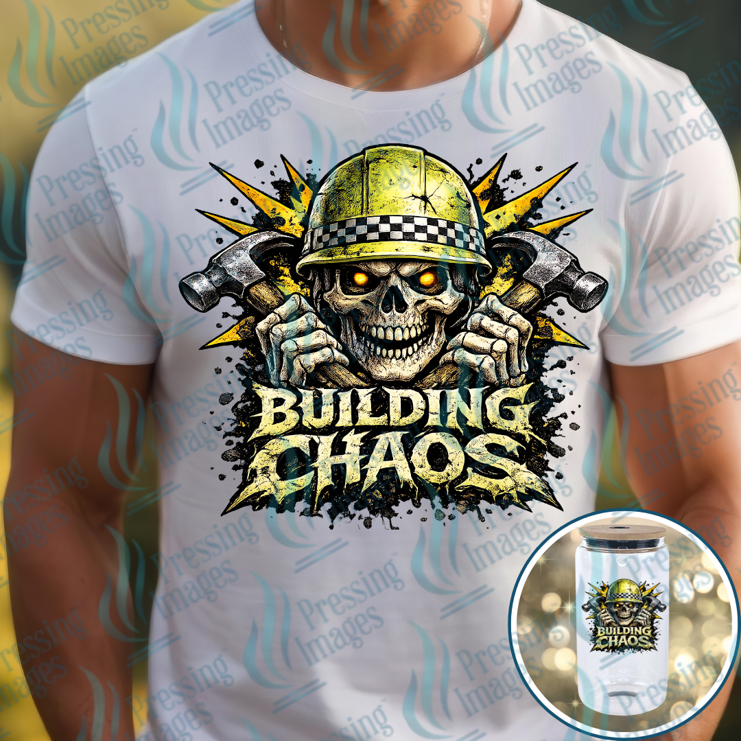 DTF 7475 Building Chaos — Pressing Images Canada