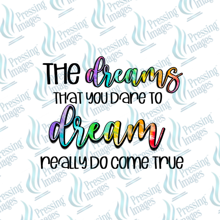 UVD 7488 The Dreams That You Dare To Dream — detail view — Pressing Images Canada