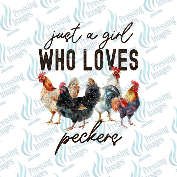 UVD 7491 Just A Girl Who Loves Peckers — detail view — Pressing Images Canada