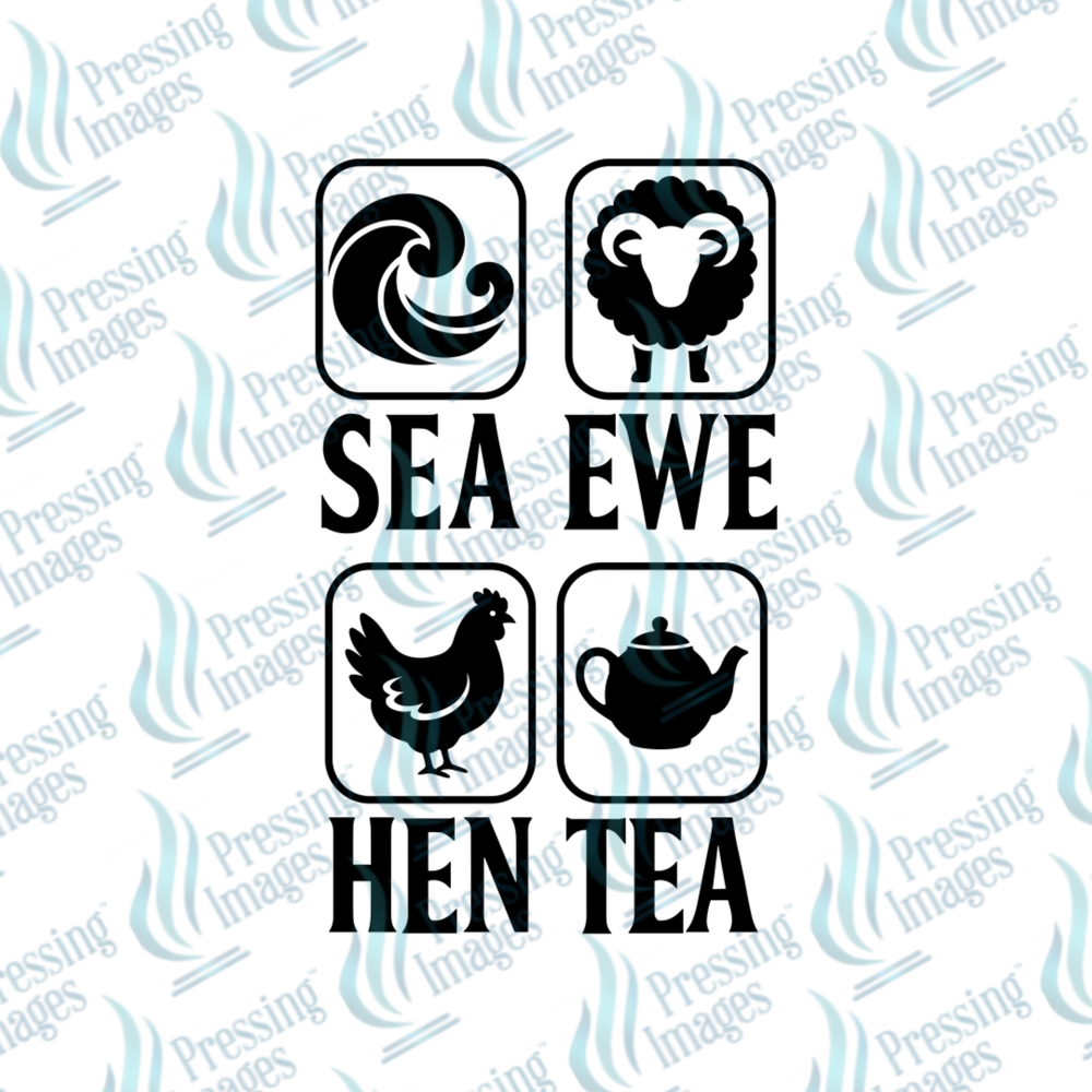 UVD 7493 Sea Ewe Hen Tea — detail view — Pressing Images Canada