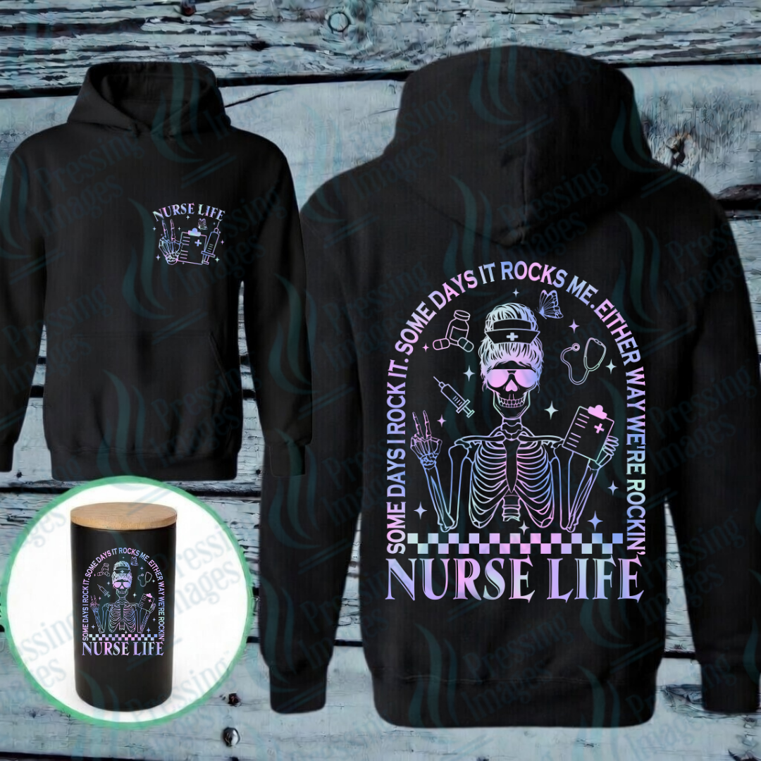 DTF 7508 Nurse Life — Pressing Images Canada