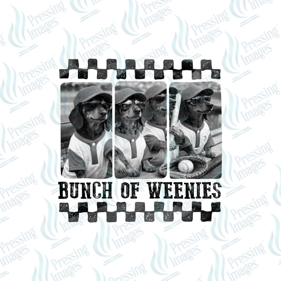 DTF 7535 Bunch Of Weenies — detail view — Pressing Images Canada