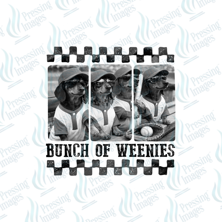 DTF 7535 Bunch Of Weenies — detail view — Pressing Images Canada