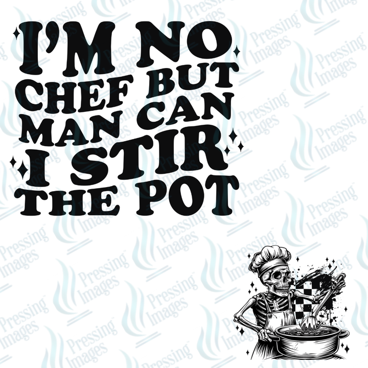 DTF 7540 Stir The Pot w/pocket — detail view — Pressing Images Canada
