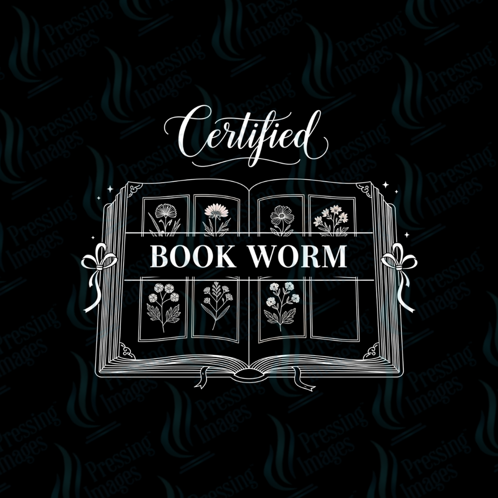 UVD 7554 Certified Book Worm — detail view — Pressing Images Canada