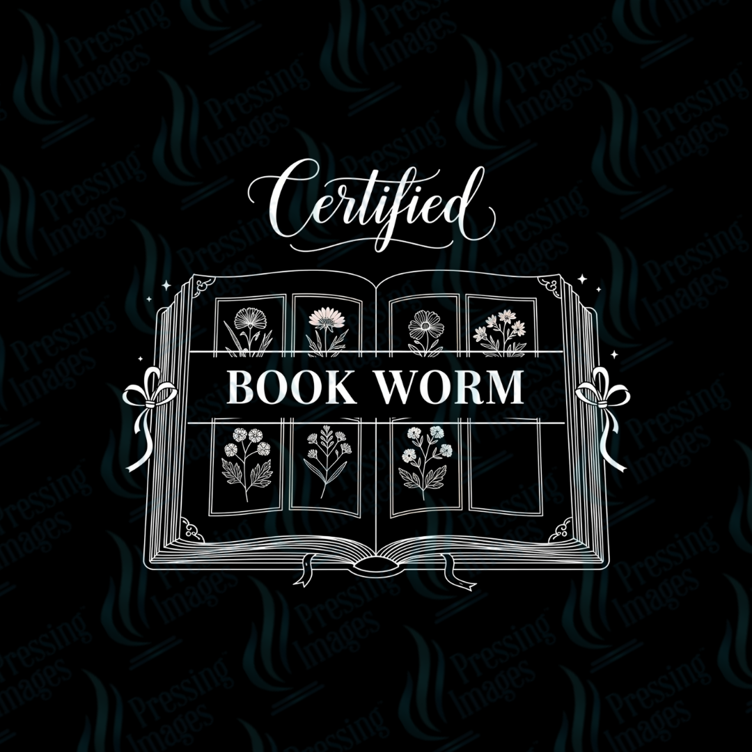UVD 7554 Certified Book Worm — detail view — Pressing Images Canada