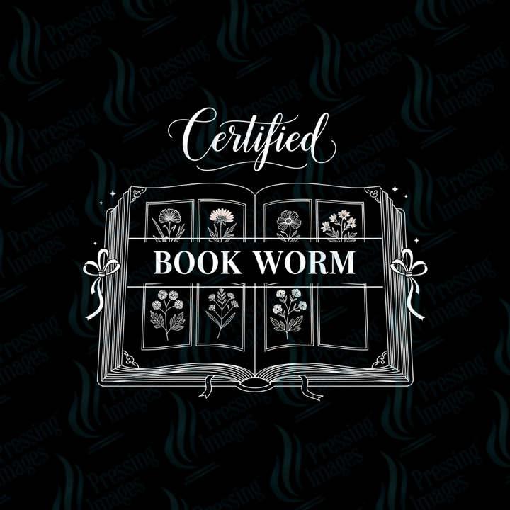 UVD 7554 Certified Book Worm — detail view — Pressing Images Canada