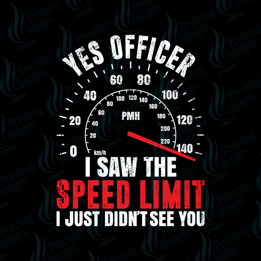 UVD 7565 Speed Limit — detail view — Pressing Images Canada