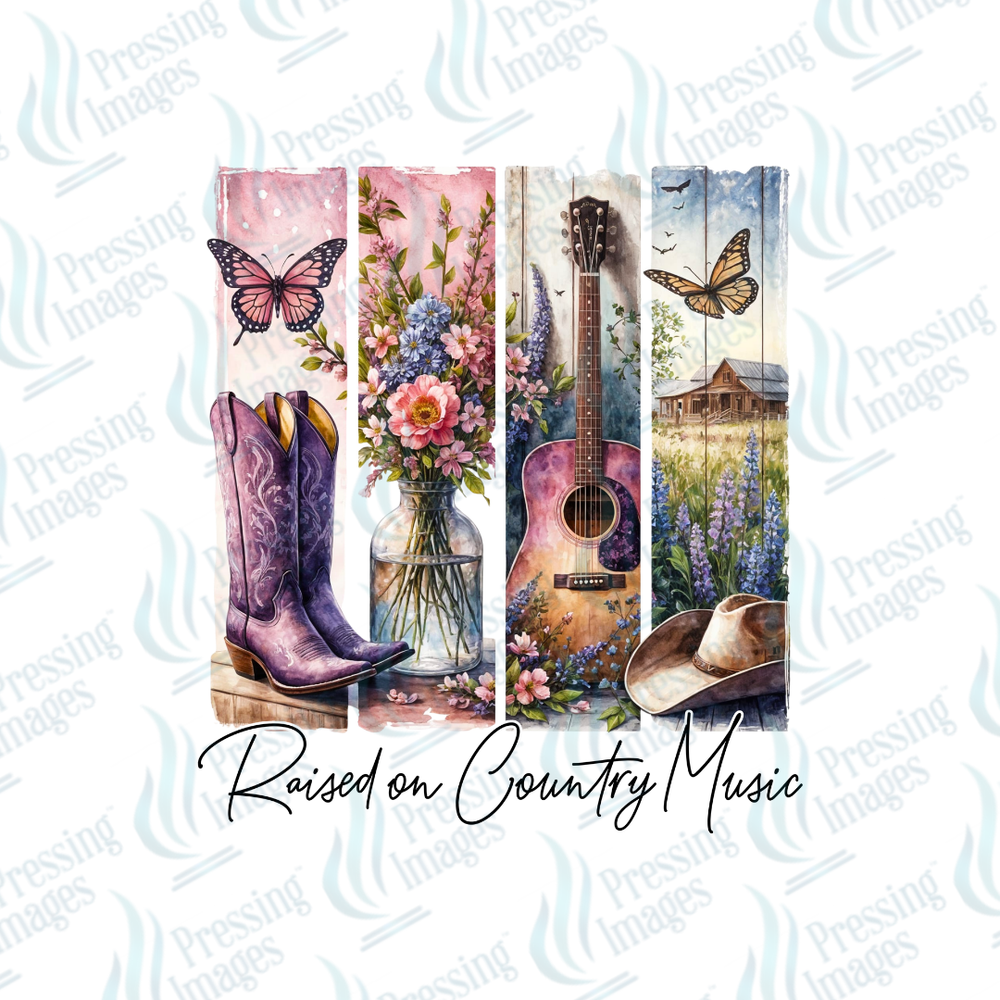 UVD 7566 Raised On County Music — detail view — Pressing Images Canada