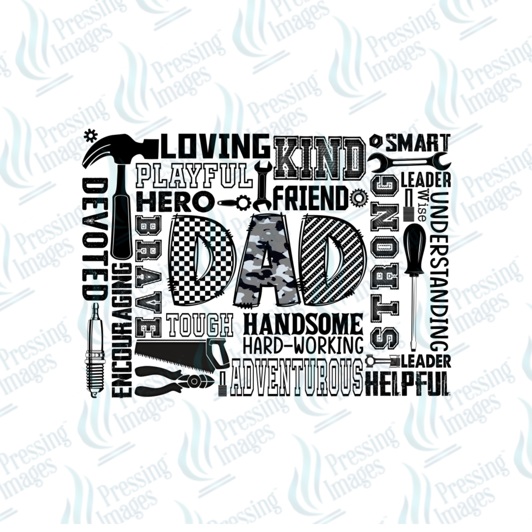DTF 7571 Dad — detail view — Pressing Images Canada