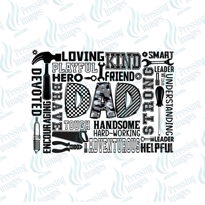 DTF 7571 Dad — detail view — Pressing Images Canada