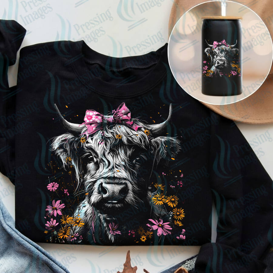 UVD 7576 Cow With Bow — Pressing Images Canada